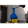 Image 1 : CHINESE TURQUOISE GLAZED VASE W/STAND