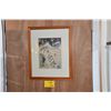 Image 1 : FRAMED COLOR LITHOGRAPH, MARC CHAGALL (18 14" X 22")