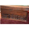 Image 4 : ANTIQUE JAPANESE KYOTO HIBACHI, MEIJI PERIOD, KAYAKI WOOD W/COPPER LINING & DRAWERS