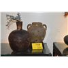 Image 1 : CERAMIC JAR & WOODEN VESSEL (2 PCS)