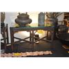 Image 2 : PAIR MCGUIRE RECTANGULAR TABLES W/GLASS TOPS (30 1/2" X 16" X 18") (PAIR)