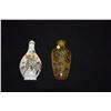 Image 2 : SNUFF BOTTLES: PORCELAIN & REVERSE PAINTED (1 MISSING TOP)