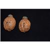 Image 2 : CARVED WALNUT SNUFF BOTTLES (2 PCS)