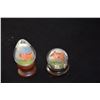 Image 2 : REVERSE PAINTED EGGS ON STANDS (2 PCS)