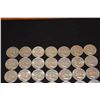 Image 2 : SILVER FRANKLIN HALF DOLLARS, VARIOUS DATES (40 PCS)