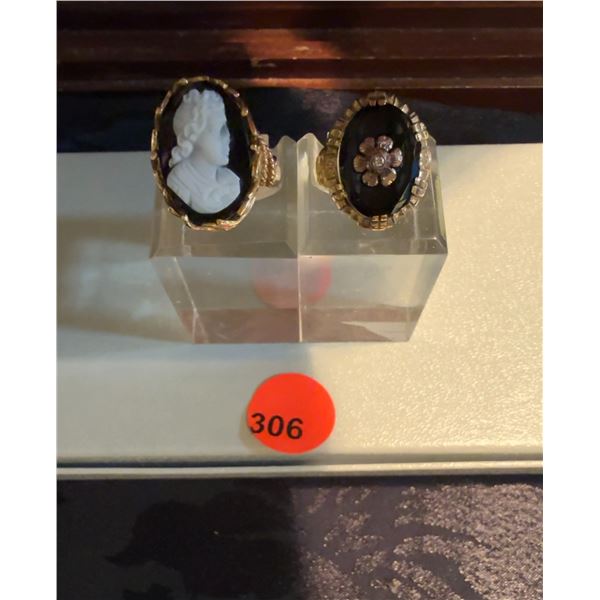VINTAGE 10K RINGS (10.2 GTW) (2 PCS)