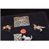 Image 2 : SWAROVSKI CRYSTAL CAT BROOCH & VINTAGE PINS (5 PCS)