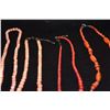 Image 2 : 4 CORAL BEAD NECKLACES (4 PCS)