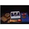 Image 1 : MEDAL OF HONOR, LIONS CLUB CUFFLINKS, CIGARETTE LIGHTERS, MONEY CLIP & RAF MEDALLION (6 PCS)
