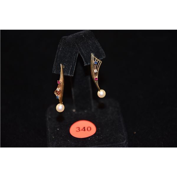 14K EARRINGS (3.5 GTW)