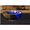 Image 3 : TOSHIKO TAKAEZU PORCELAIN BOWL W/BLUE GLAZE (7" X 3")