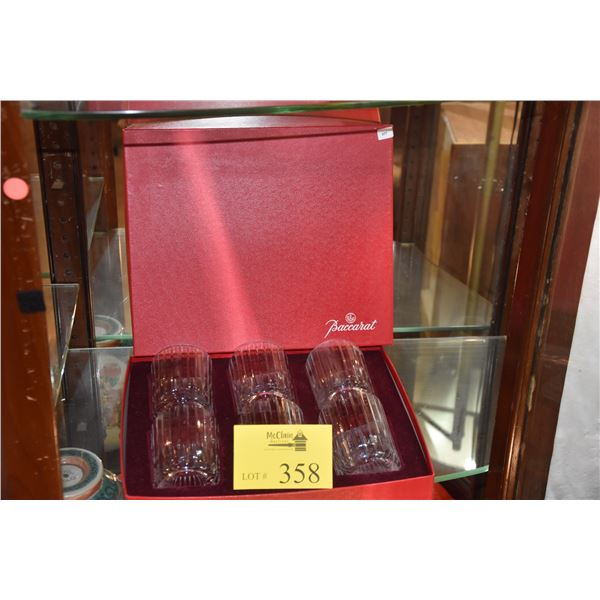 BACCARAT WHISKEY GLASSES (6 PCS)