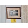 Image 1 : KOA FRAMED ROYAL HAWAIIAN HOTEL PRINT, 1935 (11 1/4" X 9 1/2")