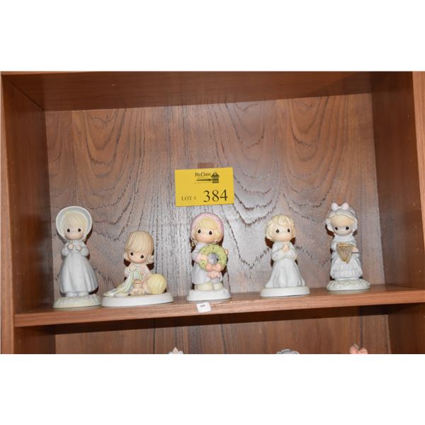 COLLECTION OF PRECIOUS MOMENTS FIGURINES (5 PCS)