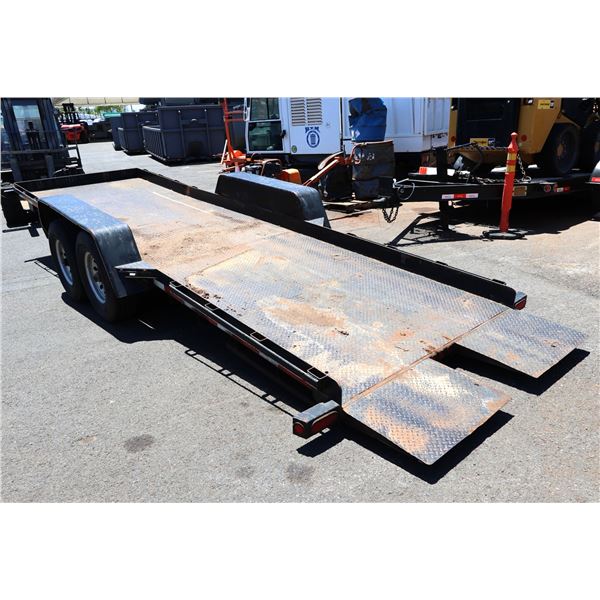 Appalachian Double Axle Drop Equipment Trailer 67" x 261" (No License Plate, No Title)