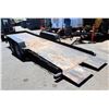 Image 1 : Appalachian Double Axle Drop Equipment Trailer 67" x 261" (No License Plate, No Title)