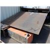 Image 2 : 1995 International 4900 Box Truck w/ Rolling Door & Ramp (truck does not run - used for storage)