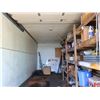 Image 8 : 1995 International 4900 Box Truck w/ Rolling Door & Ramp (truck does not run - used for storage)