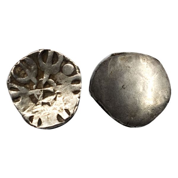 Punch Marked Coinage, Gandhara Janapada (c. 600-300 BC), Silver " 1/8 Shatamana", 1.41 gms,
