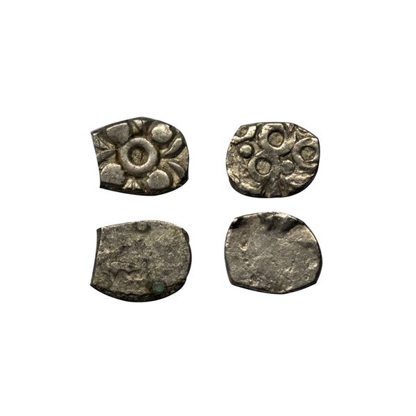 Punch Marked Coinage, Malwa region, Avanti Mahajanapada, (6th-4th Century BC), Silver 1/4 Vimshatika