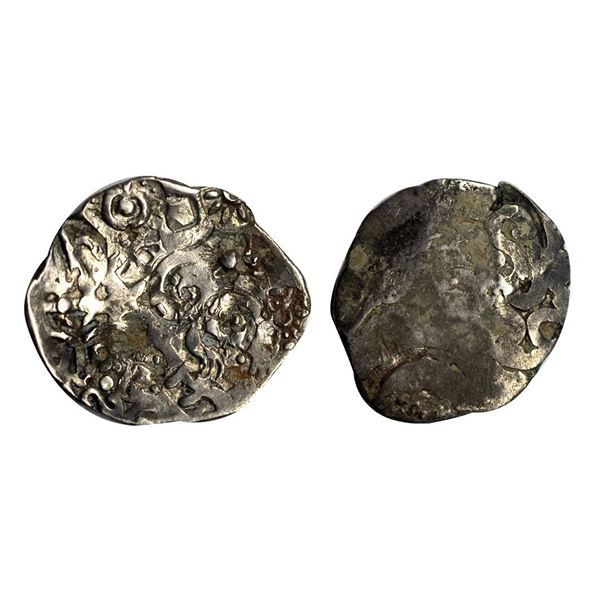 Kosala Mahajanapada (5th-4th Century BC), Silver Half Vimshatikas, 2.87 gms,
