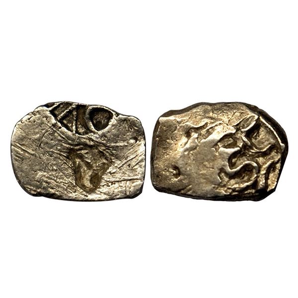 Punch Marked Coinage, Archaic punch mark series from middle Ganga valley.