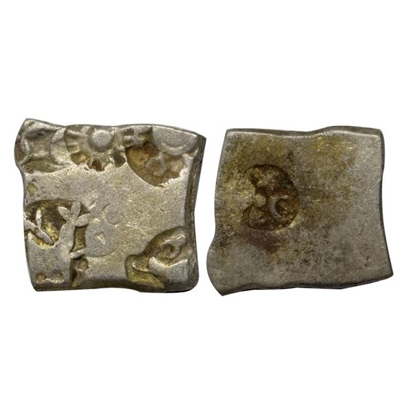 Magadha Imperial (C. 321-150 BC), Silver Karshapana, 3.27 gms.