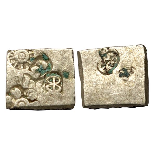 Magadha Imperial (C. 321-150 BC), Silver Karshapana, 3.21 gms.