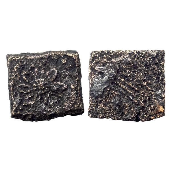 Punch Marked Coinage, Western Malwa (2nd-1st Century BC), Copper Unit, 4.38 gms,