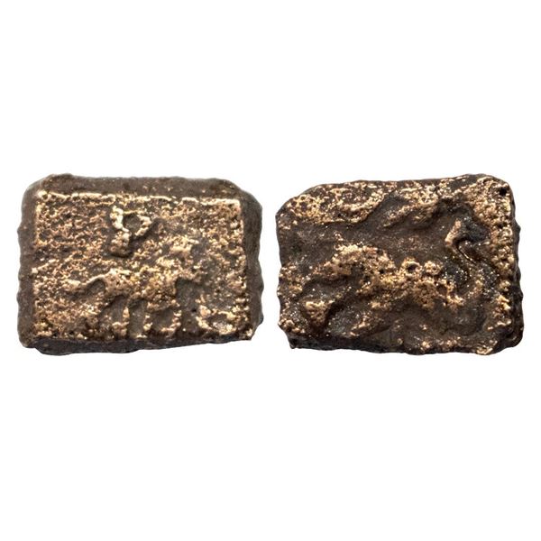 Pre Satavahana, Bhadra & Mitra Series (2nd Century BC), Vidarbha, Copper Unit, 1.16 gms,