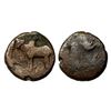 Image 1 : Ayodhya Region, (1st Century BC), Copper Unit, 7.71 gms.