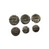 Image 2 : Panchala, Indramitra (c. 1st Century AD), Copper Unit, Set of 6 Coins,
