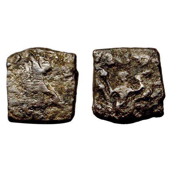Indo Scythians, Azes (c. 58-12 BC), Copper Unit, 1.72 gms.