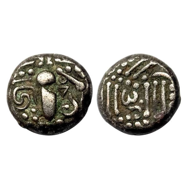 Chaulukya Series of Saurashtra and Gujarat, Indo Sasanian Anonymous Gadhaiya Paisa coinage, Debased