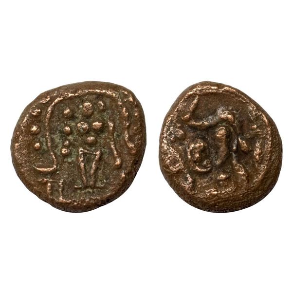 Madurai Nayaks, Copper Kasu, 2.53 gms.