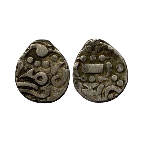 Hindu Medieval, Indo Sasanian type, Anonymous issue from NW India, (7th-8th Century AD), Billon Unit