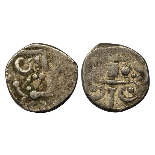 Hindu Medieval, Indo Sasanian type, Anonymous issue from NW India, (7th-8th Century AD), Billon Unit