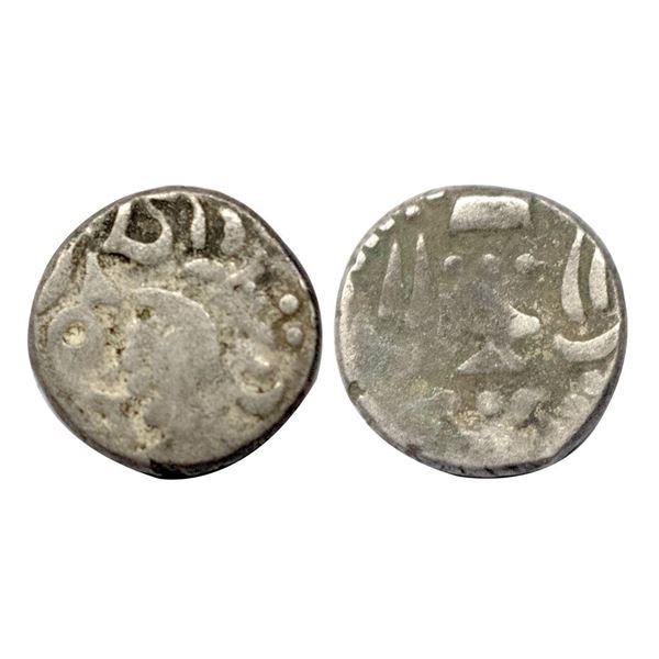 Hindu Medieval, Indo Sasanian type, Anonymous issue from NW India, (7th-8th Century AD), Billon Unit
