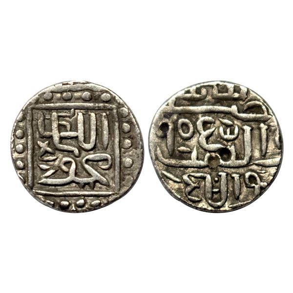Gujarat Sultan, Nasir al-din Mahmud Shah I (AH 862-917, 1458-1511 AD), Silver 1/2 Tanka, 4.24 gms,