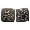 Image 1 : Akbar, Lahore mint, Silver, Square Rupee, Allahu Akbar type, Ilahi 36, Sharewar Month.