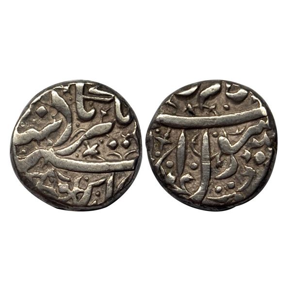 Jahangir, Akbarnagar Mint, Silver, ½ Rupee, Kalima type,.