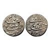 Image 1 : Jahangir, Lahore Mint, Silver, Rupee, Hamisha couplet type, complete mint name at the bottom on rev,