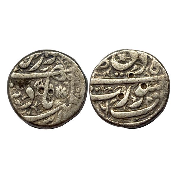 Jahangir, Surat Mint, Silver, Rupee, Nuruddin type, Di Month, RY 16.