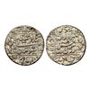 Image 1 : Shah Jahan, Junagadh Mint, Silver, Rupee, Square-area type with complete mint name in the left margi