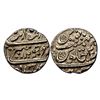 Aurangzeb, Silver Rupee, unreadable mint, Crude calligraphy probably a Maratha imitation.