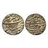 Aurangzeb, Rupee, Ajmer Dar ul Khair Mint, Silver, Badr Munir type. Mint name in the top line on rev