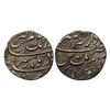 Aurangzeb, Rupee, Ajmer Dar ul Khair Mint, Silver, Badr Munir type. Mint name in the top line on rev