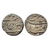 Aurangzeb, Rupee, Bijapur Dar ul Zafar Mint, Silver, Badr Munir type. Mint name in the second-last l