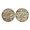 Aurangzeb, error Rupee, Islamabad Mint, Silver, Badr Munir type. Mint name in the bottom line on rev