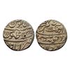 Aurangzeb, Rupee, Itawa Mint, Silver, Badr Munir type. Complete Mint name in the bottom line on rev,